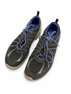 Ecco Biom Train Women’s Gray Sneakers Size US 10/10.5 | 41 Running Shoes Lace Up